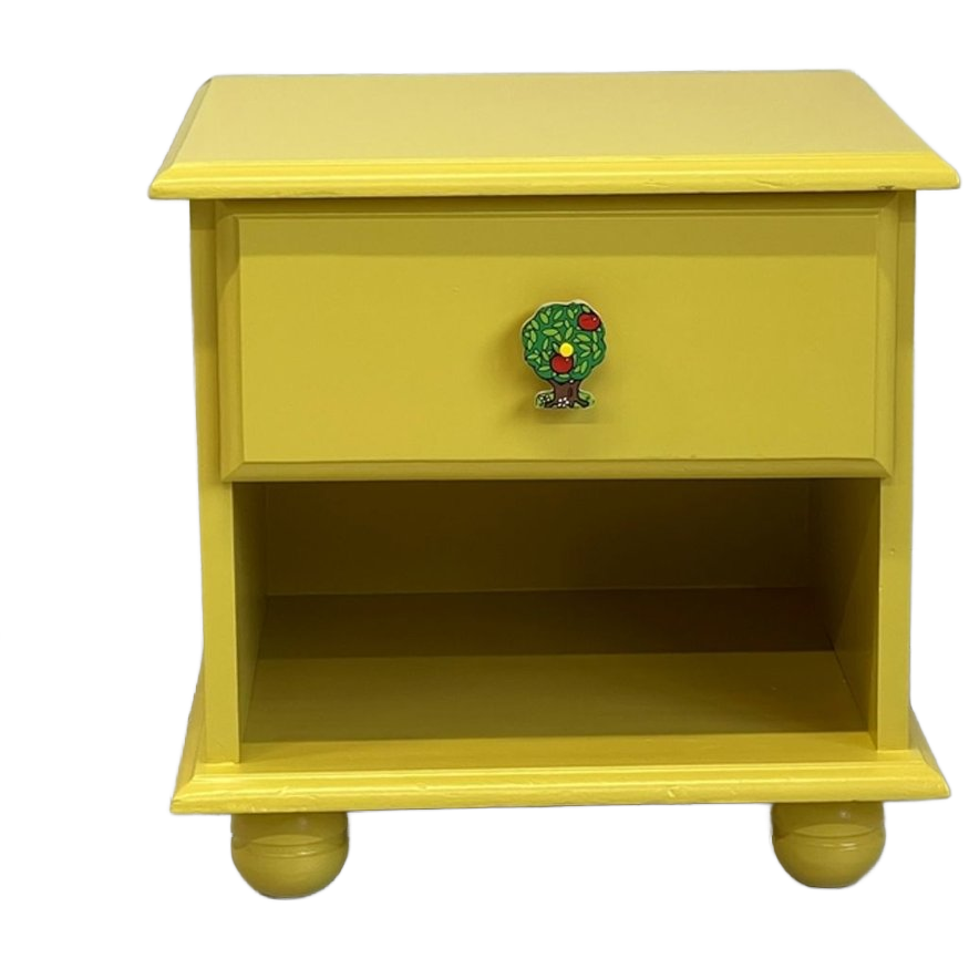 Restyle Geel Nachtkastje Kidsroom & Uniek Knopje image 1
