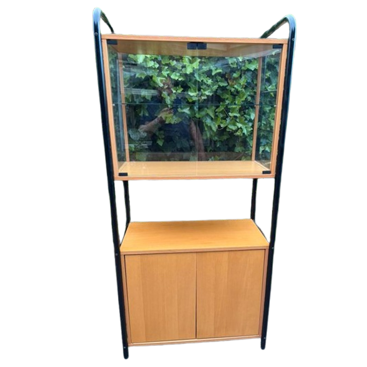 Vintage IKEA Niklas Wandmeubel Vitrinekast Jaren 80 image 1