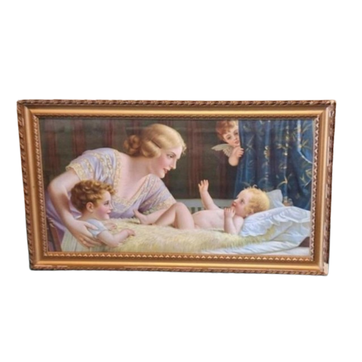 Grote Brocante Lijst Met Wel Een Hele Mooie Afbeelding😍 image 1