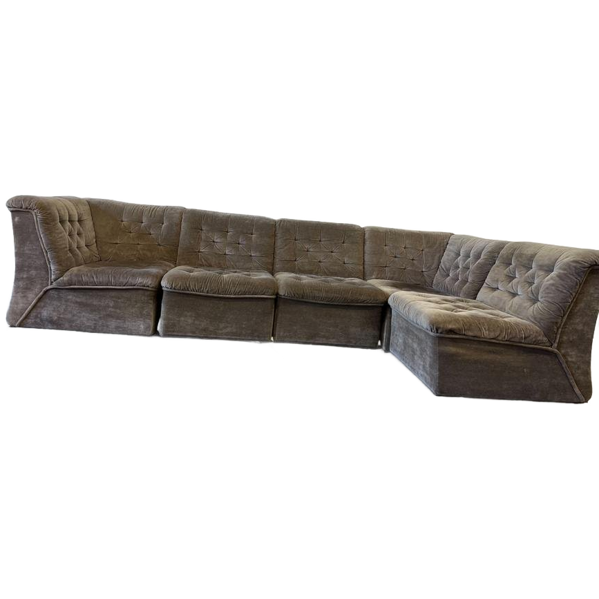 Vintage 5 Delige Modulaire Salon / Zetel / Canapé image 1
