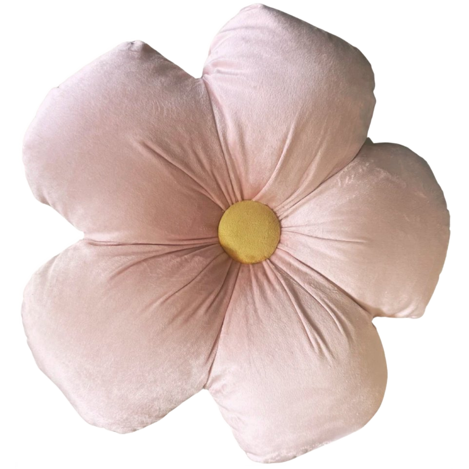 Bloemvormig Kussen Pastelroze Mooie Kwaliteit image 1