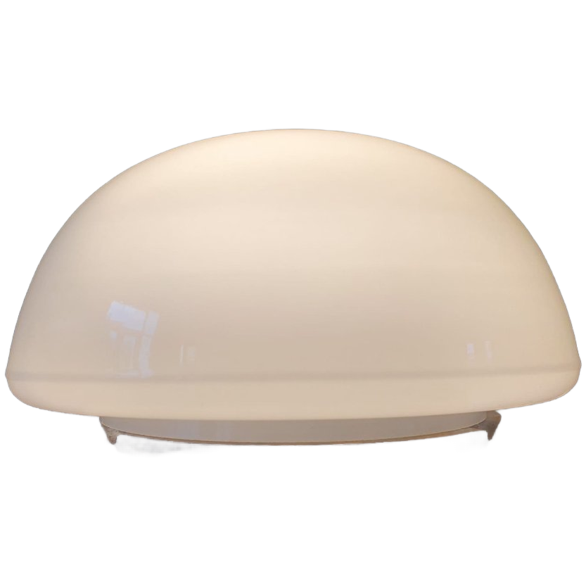 Antieke Witte Opaline Plafondlamp - Frankrijk - Jaren 30 -40 image 1