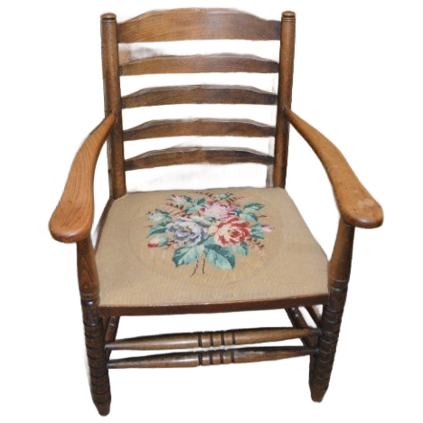 Houten Armstoel image 1