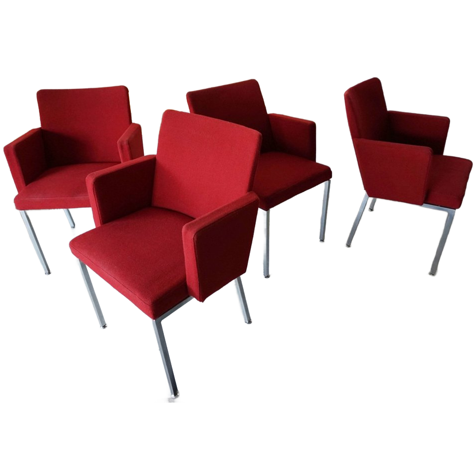 Armstoelen Van Hein Salomonson Voor Ap Originals, Set Van 4 - Moet Hergestoffeerd image 1