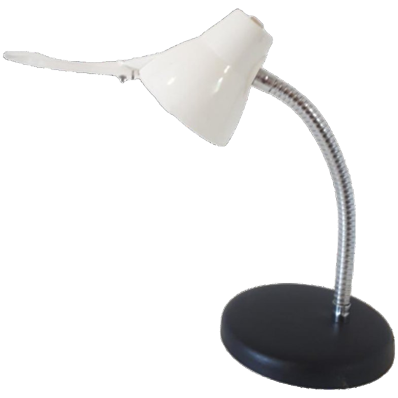 * Vintage Lamp Werklamp Loep Lamp Bureaulamp image 1