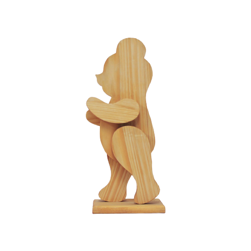 Grenen Houten Beer Pop image 1
