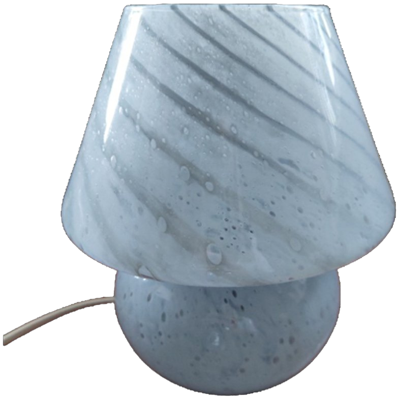 Murano Swirl Mushroom Lamp image 1