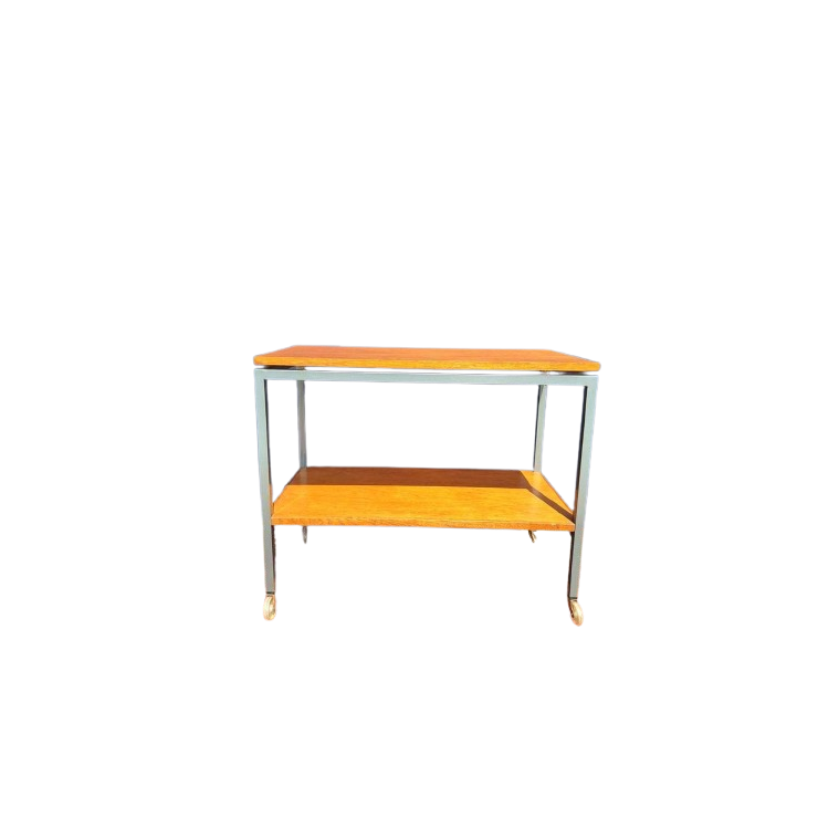 Vintage Design Trolley Verrijdbaar Bijzettafeltje Tafeltje image 1