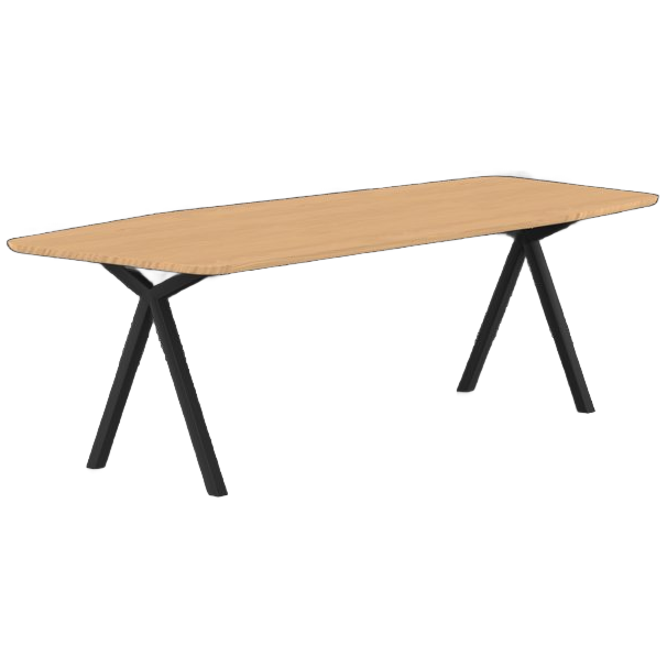 Studio Henk Eettafel Slim X Type Hardwax Olie Naturel, Paper Vorm image 1