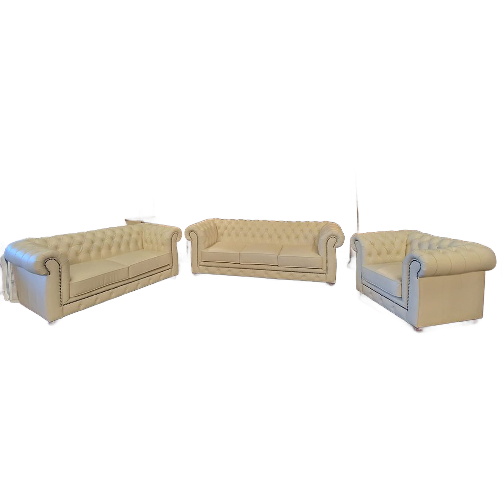 Chesterfield Cresswell Set 1 + 2 + 3--zits - French White image 1