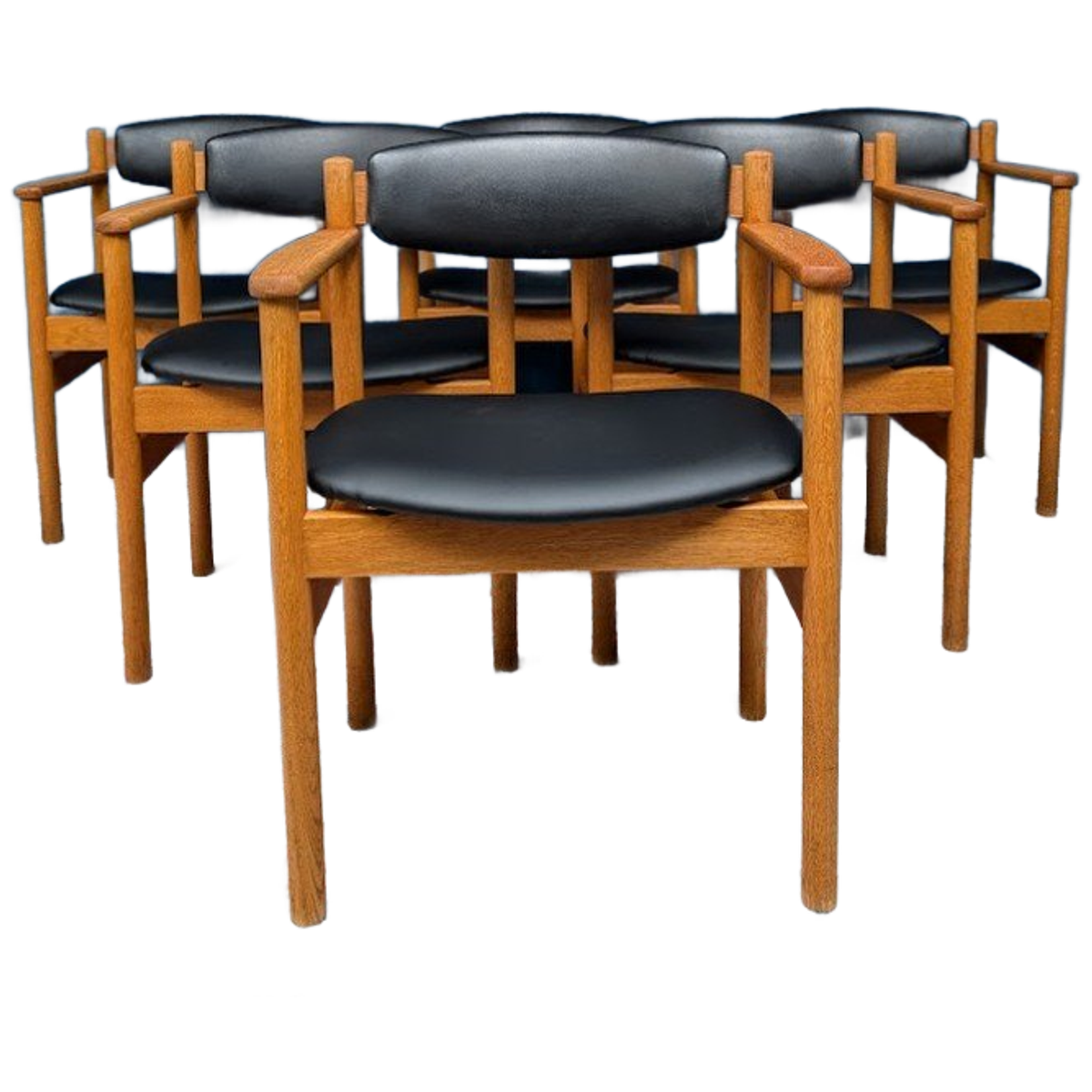 6x Deens Design Stoelen, Jørgen Bækmark, Fdb Møbler image 1