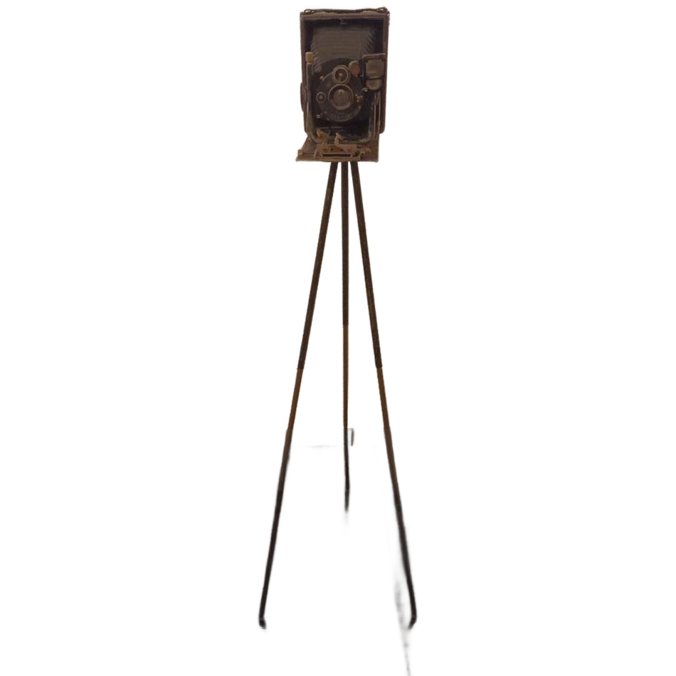 Antieke Contessa Nettel Altura 1921 Balgcamera Op Statief image 1