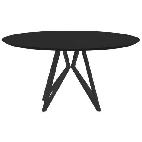 Studio Henk Eettafel Rond 130 Zwart Fenix Butterfly €2689 Nu image 1