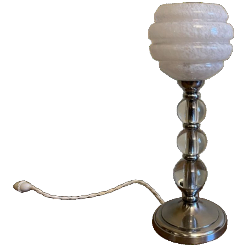 Jaren 30 Jacques Adnet Tafellamp Schemerlamp Frans image 1