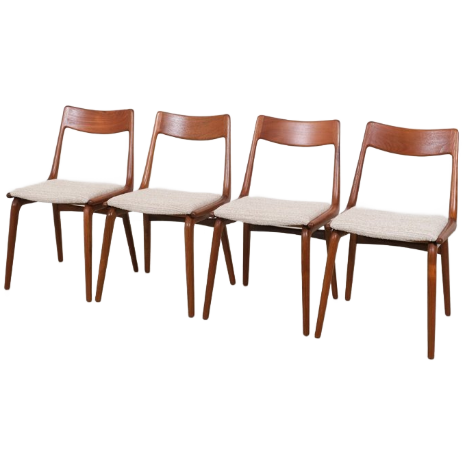 Boomerang Stoelen Door Alfred Christensen - Set Van 4 image 1
