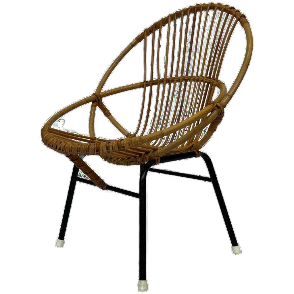 Vintage Rotan Stoel Dirk Van Sliedregt Rohe Noordwolde 1960 image 1