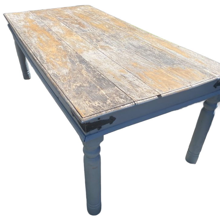 Massief Houten Tafel Met Afschroefbare Poten image 1