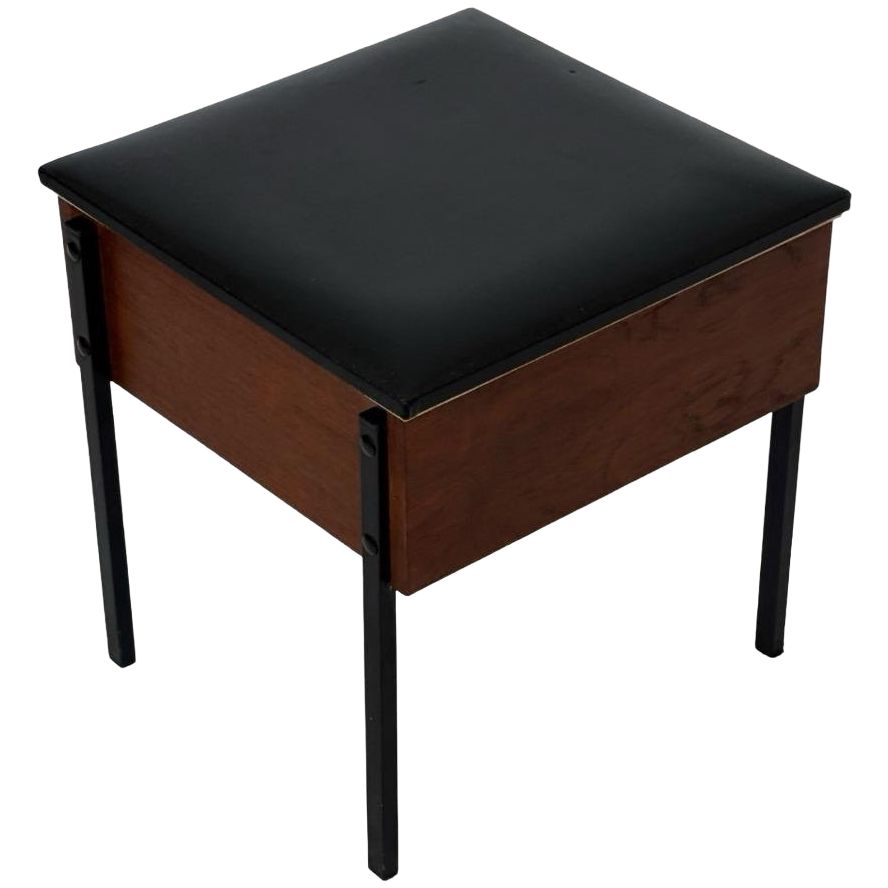 Vintage Tafel Kastje Pastoe Stijl Bijzettafeltje Jaren 60 image 1