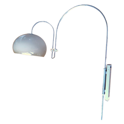 Mcm Vintage Design Dijkstra Dubbel Boog Wandlamp 70S image 1