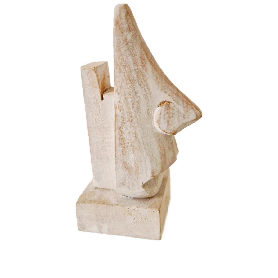 Houten Brillenhouder Neus Beeldje Bril Houder image 1