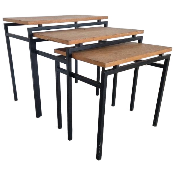 Cees Braakman Vintage Nest Tafeltjes Mimiset Jaren 60 image 1