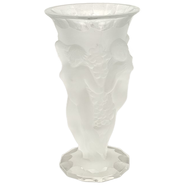 Art Deco Persglas Vaas Met Naakte Dames image 1