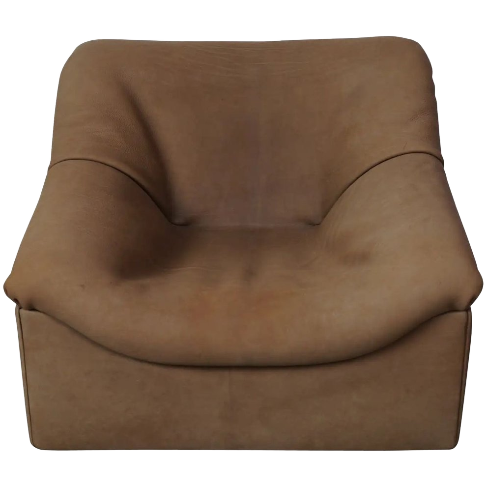 De Sede Ds46 Lounge Fauteuil In Tan/beige Buffelleer, Zwitserland image 1