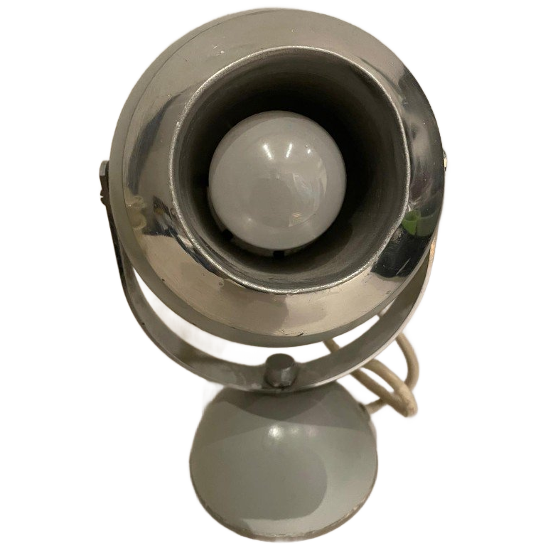 Retro Bollamp Lamp Jaren 70 Grijs image 1