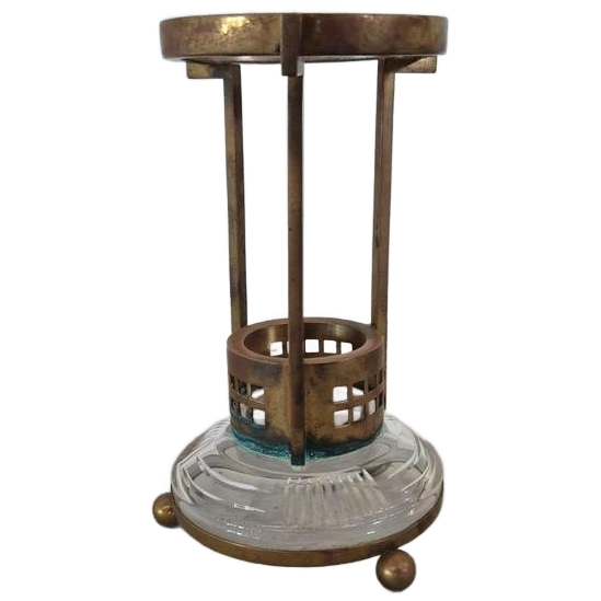 Art Deco Olie Lamp Kandelaar image 1