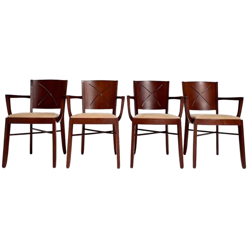 Elegante Set Van 4 Andreu World Eetkamerstoelen, 1960's image 1