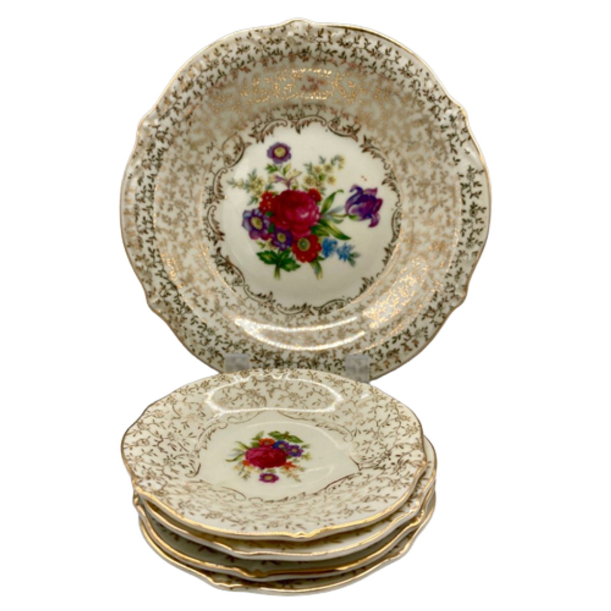 Petit Four Set 5 Delig Bloemdecor image 1