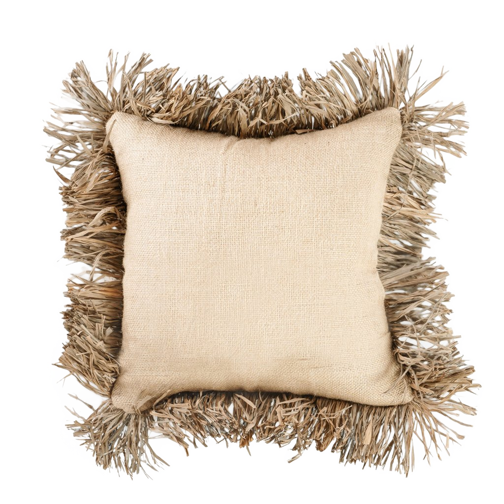 De Jute Bonita Kussenhoes - Naturel - 40x40 image 1