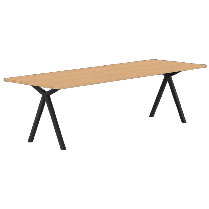 Studio Henk Eettafel Slim X Type Hardwax Olie Naturel, Rechthoekig image 1