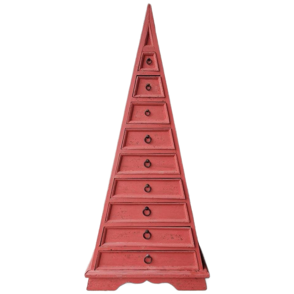 Vintage Ladekast 3 Hoek Kast Boho Kast Jaren 90 image 1