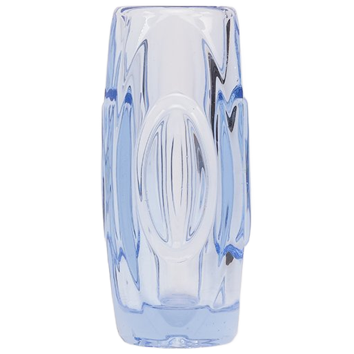 Sklo Union Bullet Vaasje Blauw, 1950s image 1