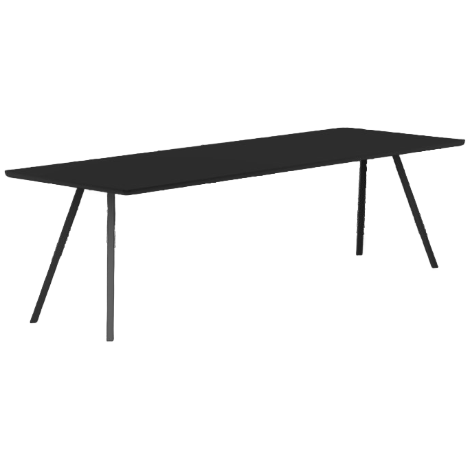 Studio Henk Eettafel Slim Co Fenix Nero Ingo 0720, Rechthoekig image 1
