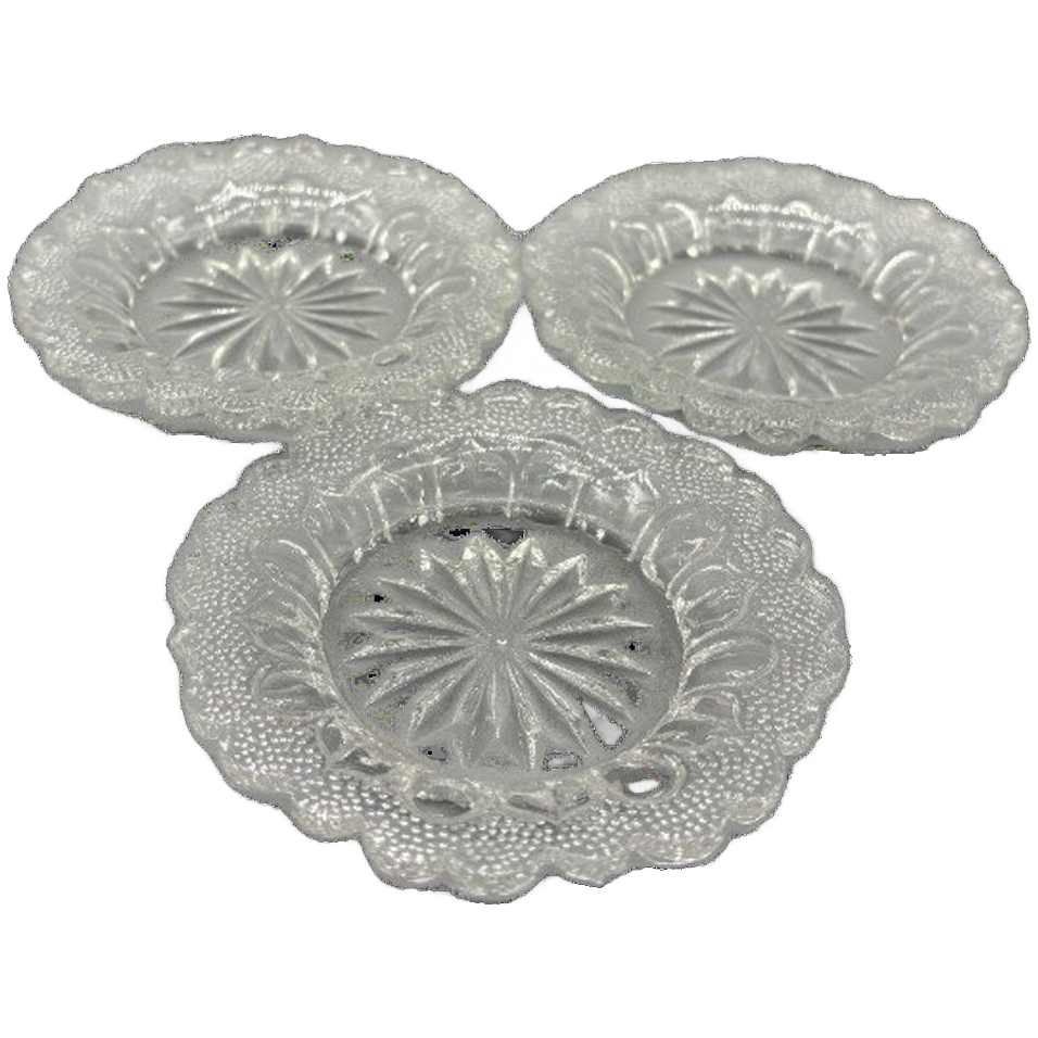 Set Onderzetters Persglas Bloem 3 Stuks 50's image 1