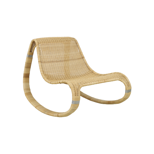 Bekijk Handwoven Rocking Chair By James Irvine For Ikea, 2000S op