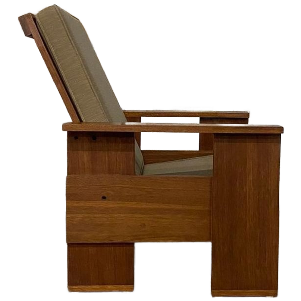 Vintage Kratstoel, Stoel. A’damse School. Sixties image 1