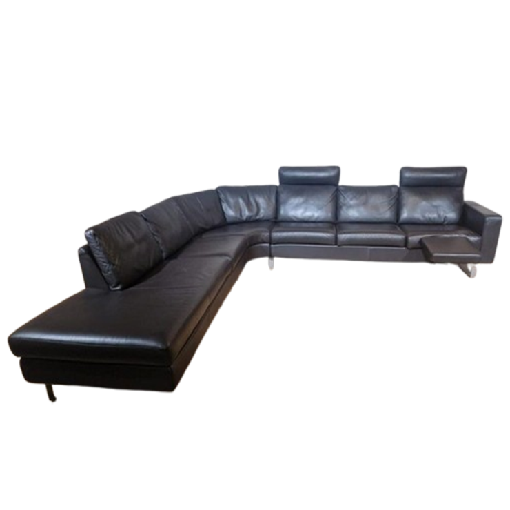 Cor Conseta Hoekbank - Bruin - Leder - Design - Möller -zgan image 1