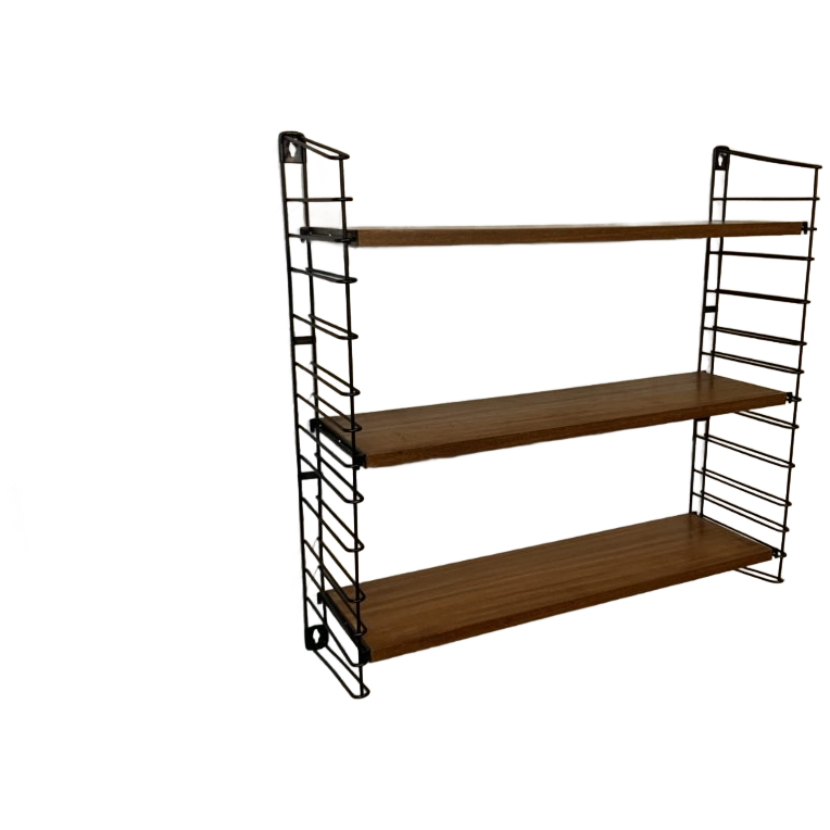 Tomado Wandrek Metaal En Teak Jaren 60. image 1