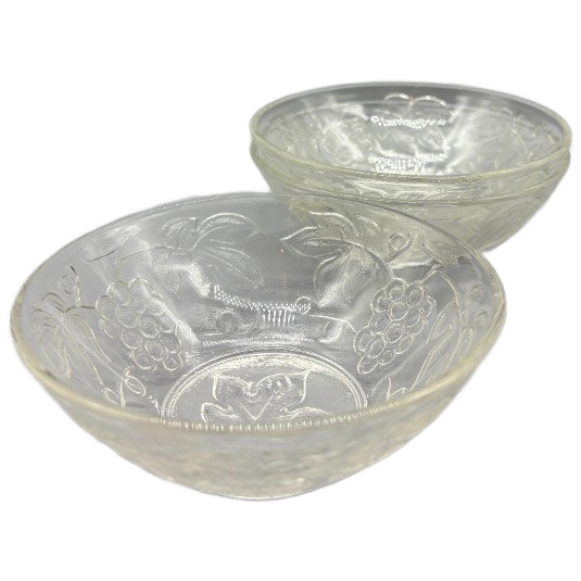 Set Persglas Schaaltjes Druivenrank Frankrijk 3 Stuks image 1