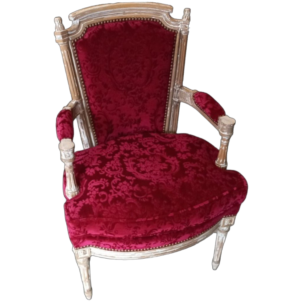 Paar Fijne Gesculpteerde Louis Xvi Periode Cabrioletfauteuils. image 1
