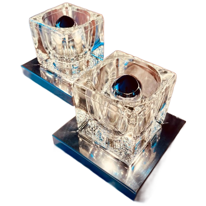 Set, 2 Peill & Putzler Ice Cube Wandlampen image 1