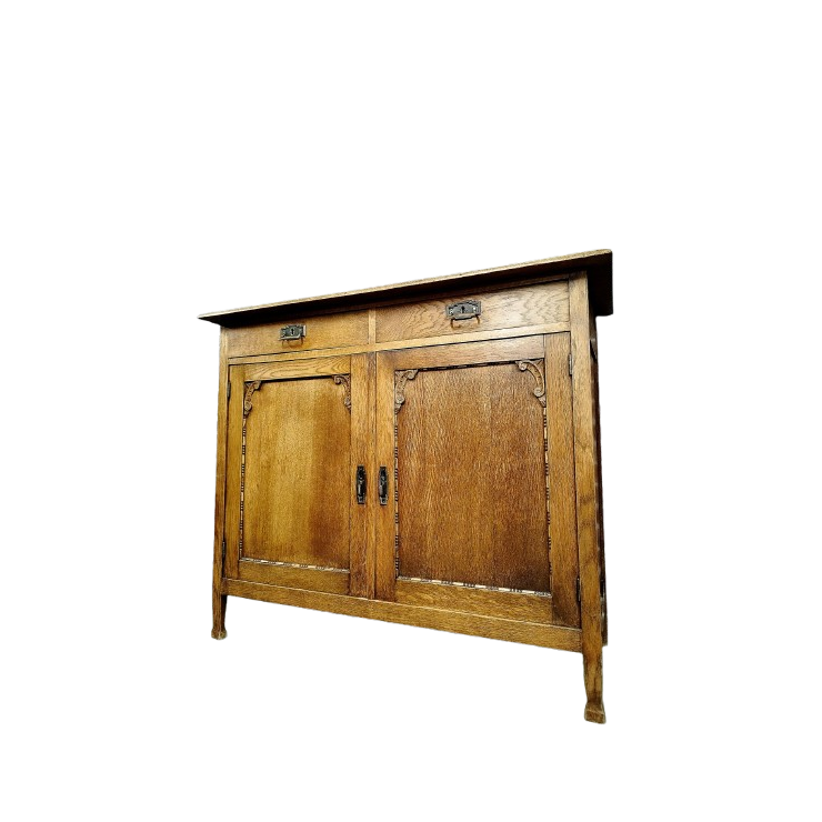 Oud Eiken Dressoir / Meidenkast / Commode / Ladekast image 1