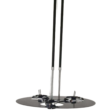 Zeldzame Dijkstra Postmoderne Vintage Triple Spot Lamp. image 1