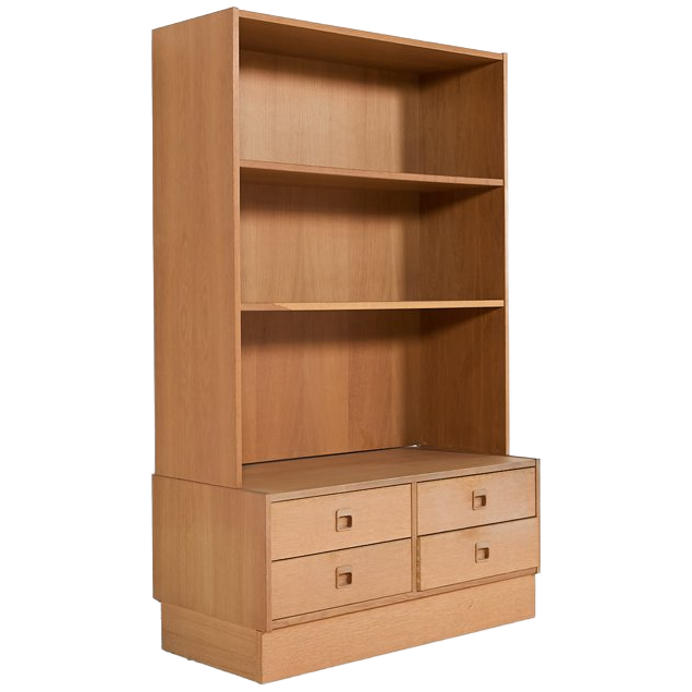 Danish Modern Cabinet-bookcase From 1970’s By Poul Hundevad image 1