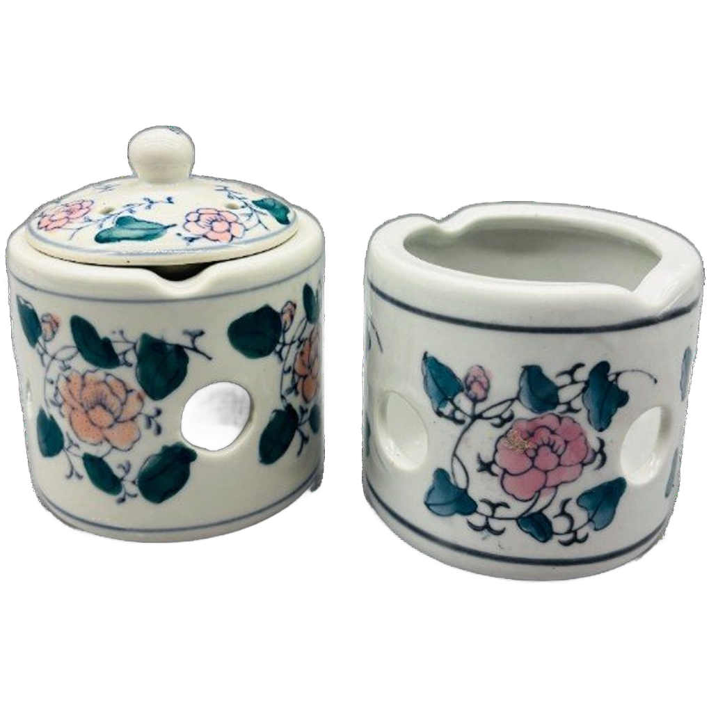 Set Chinees Pastel Potpourri Potjes 2 Stuks image 1