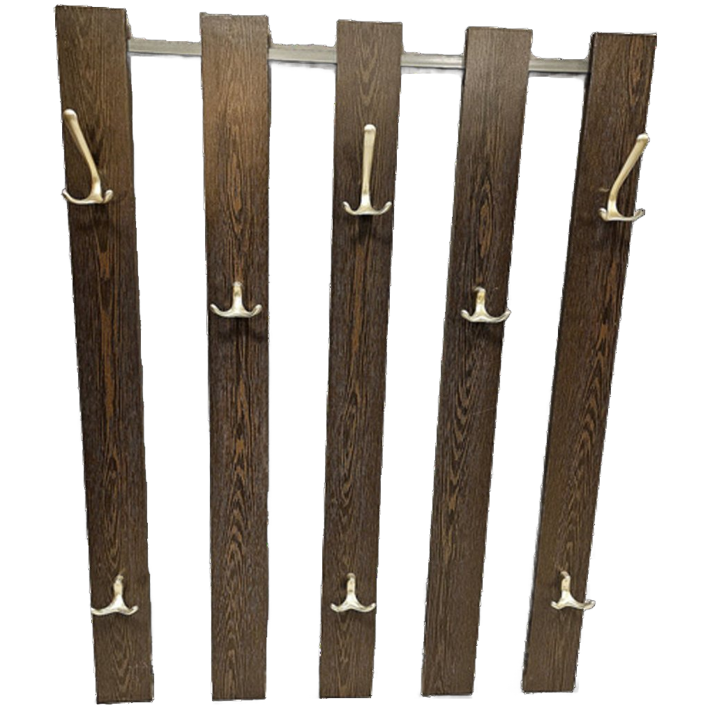 Vintage Wand Kapstok Pastoe Stijl Braakman Wenge Hout image 1