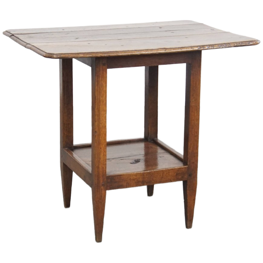 Zeldzame En Originele Antieke Engelse Eikenhouten Bijzettafel/ Center Table Uit Eind 18e Eeuw image 1